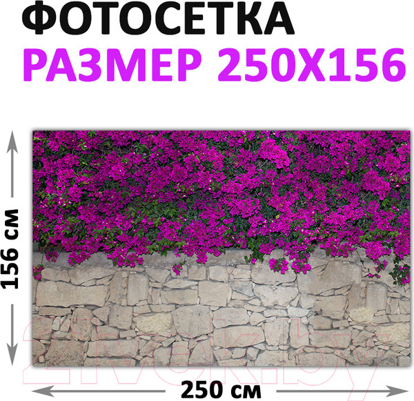 Изображение товара Фотофасад Arthata Цветы / FotoSetka-250-68 (250x156)