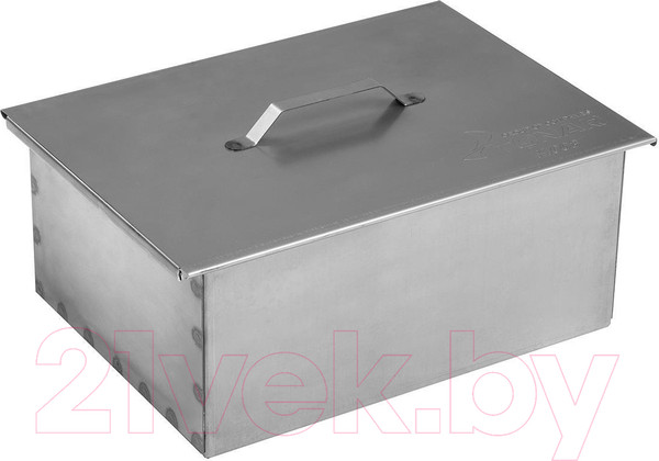 Изображение товара Коптильня Тонар Двухъярусная с поддоном для сбора жира / К-003