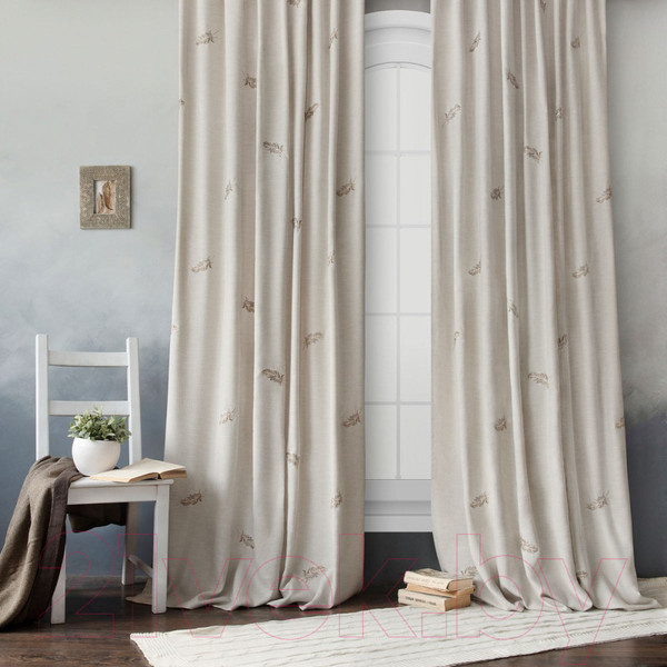 Изображение товара Комплект штор Pasionaria Мика 290x270 с подхватами (бежевый)