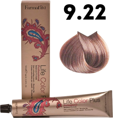 Изображение товара Крем-краска для волос Farmavita Life Color Plus 9.22 (100мл)
