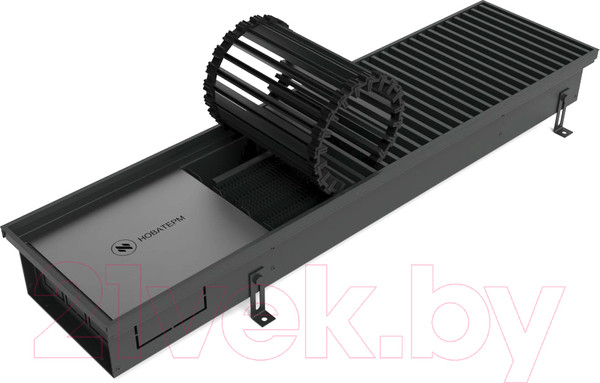 Изображение товара Конвектор внутрипольный Новатерм НТ-В-19/35/400 (черный)