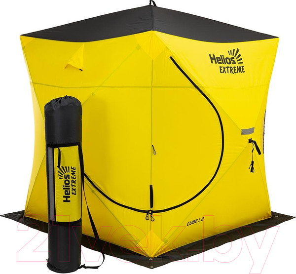 Изображение товара Палатка Helios Cube Extreme / HS-ISТ-CE-1.8-P (зимняя, широкий вход)