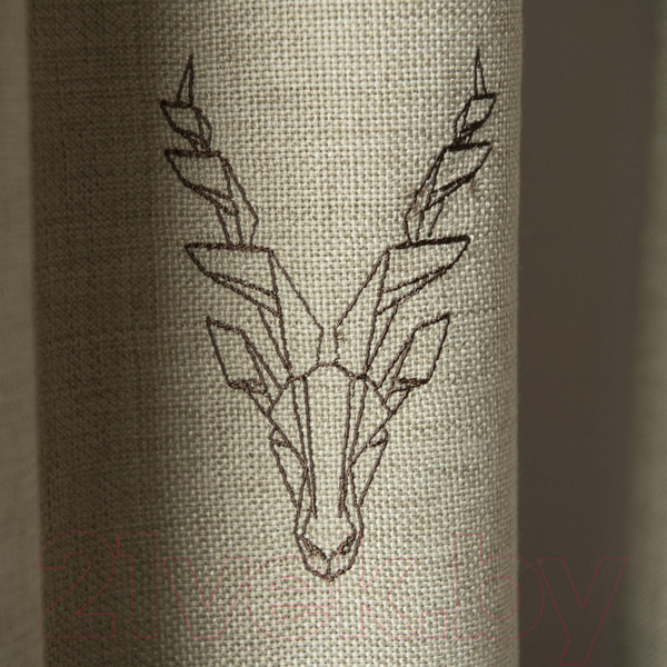 Изображение товара Комплект штор Pasionaria Лука 290x270 с подхватами (бежевый)