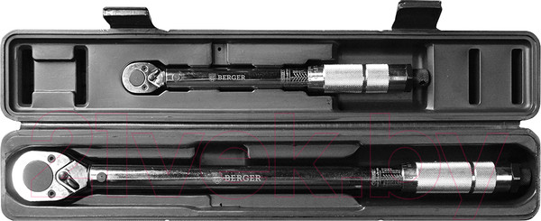 Изображение товара Набор ключей BERGER Динамометрич. щелчкового типа 1/2" 28-210Нм+1/4" 5-25Нм / BG2163 (2 предмета)