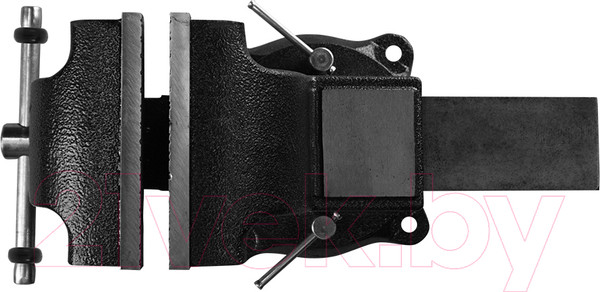 Изображение товара Тиски BERGER Чугун. поворотные с трубным зажимом и наковальней 125мм / BG1337