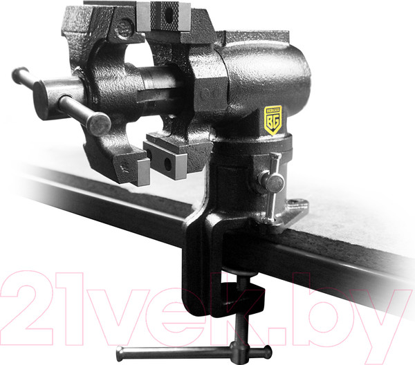 Изображение товара Тиски BERGER Чугунные многофункциональные со струбциной 63мм / BG1341