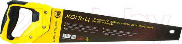 Изображение товара Ножовка BERGER По дереву 450мм 3D заточка 12TPI / BG1844