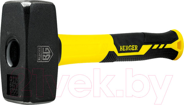 Изображение товара Кувалда BERGER Кованая 1.5кг / BG1517 (фиберглассовая рукоятка)