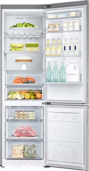 Изображение товара Холодильник с морозильником Samsung RB37A5491SA/WT