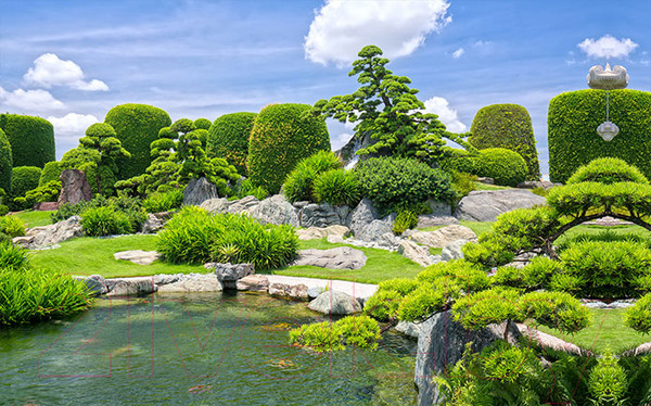 Изображение товара Фотофасад Arthata Пруд / FotoSetka-250-105 (250x156)