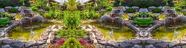 Изображение товара Фотофасад Arthata Водопад / FotoSetka-600-107 (600x156)