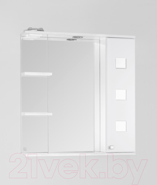 Изображение товара Шкаф с зеркалом для ванной Style Line Крокус 70 (с подсветкой)