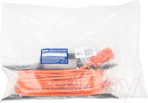 Изображение товара Удлинитель на рамке Uniel YX10-101 /UCK-1N/2x1.00/10M/F / UL-00010799