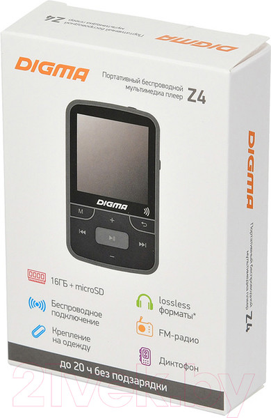 Изображение товара MP3-плеер Digma Z4 16GB