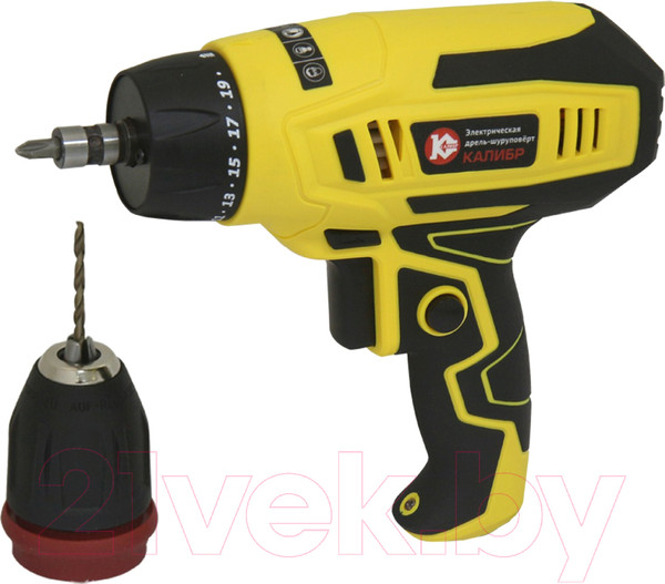 Изображение товара Дрель-шуруповерт Калибр Мастер ДЭ- 550ШСМ (20210)