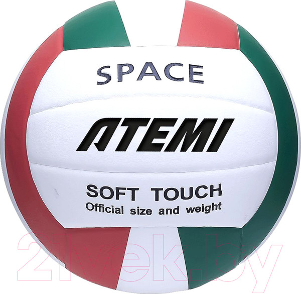 Изображение товара Мяч волейбольный Atemi Space (зеленый/белый/красный)
