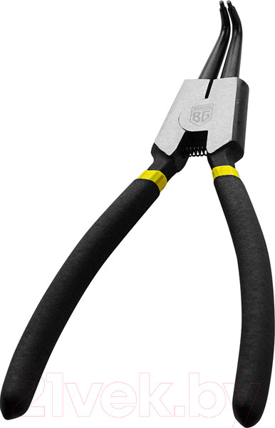 Изображение товара Съемник BERGER Загнутый для внешних стопорных колец 230мм / BG1228 (разжимание)