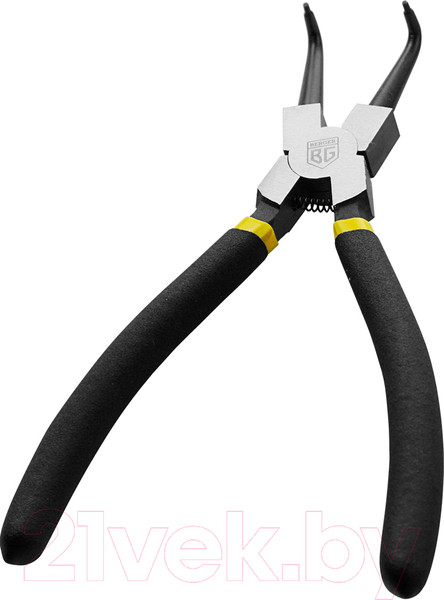 Изображение товара Съемник BERGER Загнутый для внутренних стопорных колец 230мм / BG1230 (сжимание)