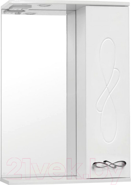 Изображение товара Шкаф с зеркалом для ванной Style Line Венеция 50см (с подсветкой)