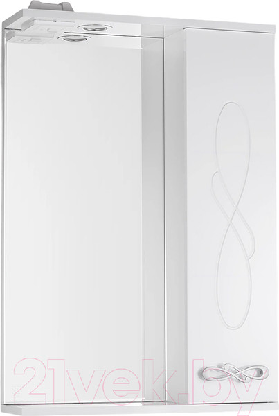 Изображение товара Шкаф с зеркалом для ванной Style Line Венеция 55см (с подсветкой)