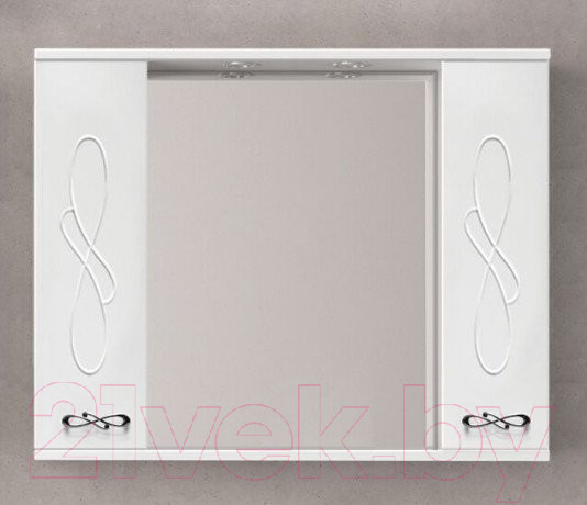 Изображение товара Шкаф с зеркалом для ванной Style Line Венеция 90см (с подсветкой)