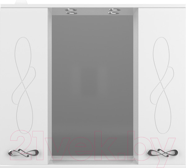 Изображение товара Шкаф с зеркалом для ванной Style Line Венеция 90см (с подсветкой)