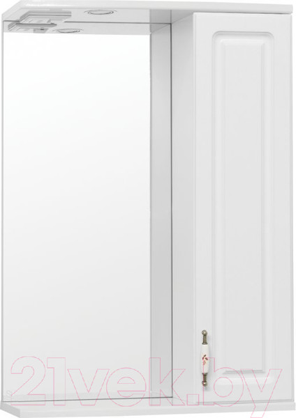 Изображение товара Шкаф с зеркалом для ванной Style Line Олеандр-2 50 (с подсветкой)