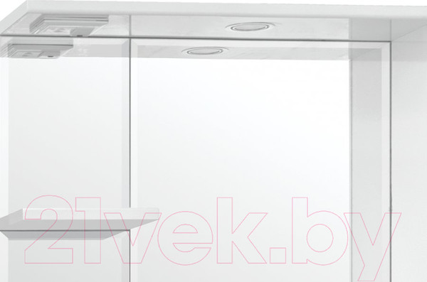 Изображение товара Шкаф с зеркалом для ванной Style Line Олеандр-2 80 (с подсветкой)