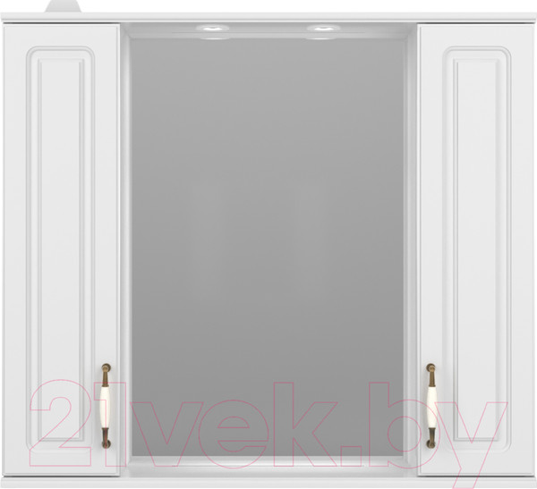 Изображение товара Шкаф с зеркалом для ванной Style Line Олеандр-2 90 (с подсветкой)