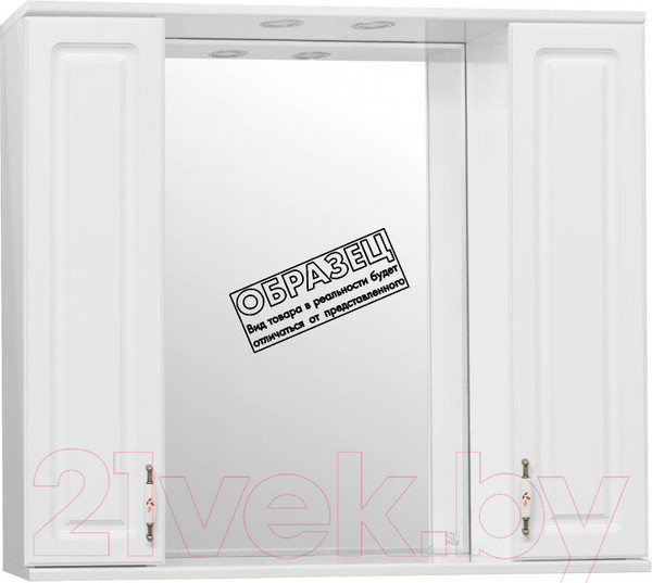 Изображение товара Шкаф с зеркалом для ванной Style Line Олеандр-2 120 (с подсветкой)