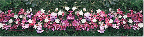 Изображение товара Фотофасад Arthata Цветы / FotoSetka-600-74 (600x156)