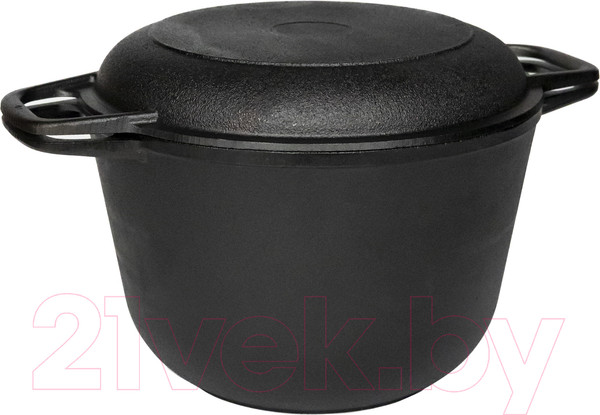 Изображение товара Кастрюля Гардарика 1303-4 (3л, с крышкой-сковородкой)