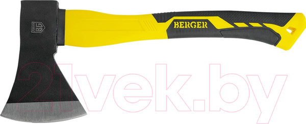 Изображение товара Топор BERGER Универсальный кованый 800г / BG1522 (фиберглассовая рукоятка)