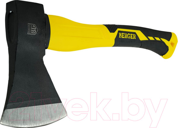 Изображение товара Топор BERGER Универсальный кованый 800г / BG1522 (фиберглассовая рукоятка)