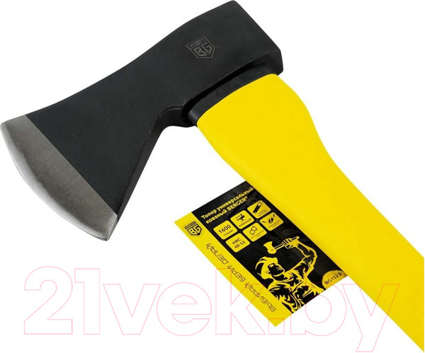 Изображение товара Топор BERGER Универсальный кованый 1600г / BG1523 (фиберглассовая рукоятка)