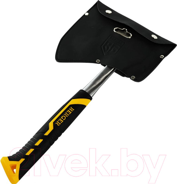 Изображение товара Топор BERGER Туристический цельнокованый 600г / BG1530 (с чехлом, 2-компонентная рукоятка)