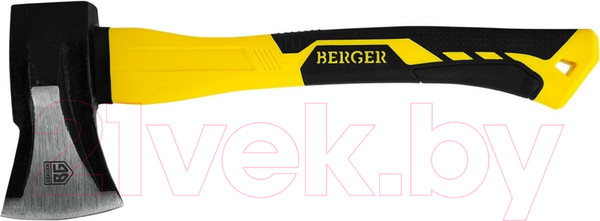 Изображение товара Топор-колун BERGER Кованый 1кг / BG1524 (фиберглассовая рукоятка)