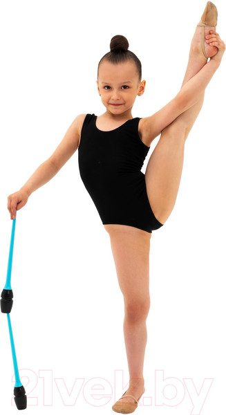Изображение товара Булавы для художественной гимнастики Grace Dance 9247560 (черный/голубой)