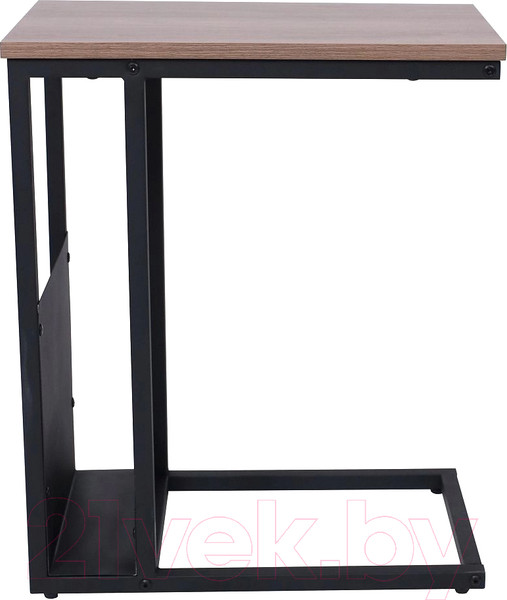 Изображение товара Приставной столик AksHome Foxy (дуб/черный)