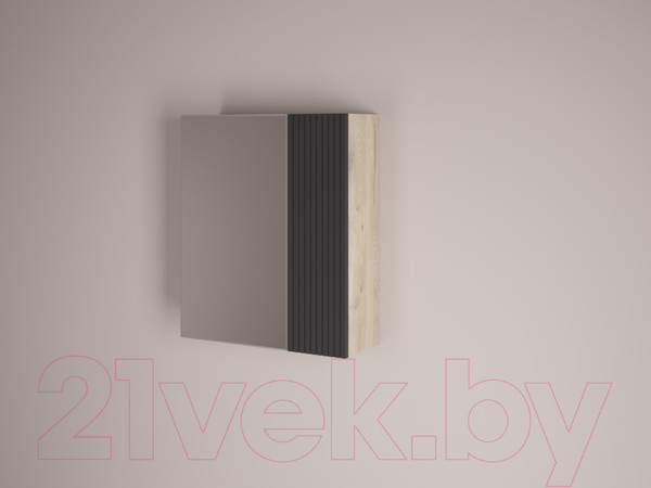 Изображение товара Шкаф с зеркалом для ванной Style Line Стокгольм ВЛДСП 60