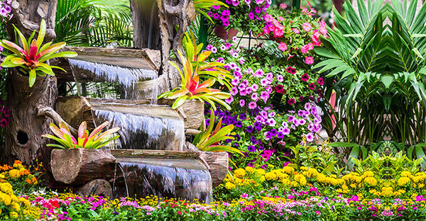 Изображение товара Фотофасад Arthata Водопад / FotoSetka-300-106 (300x156)