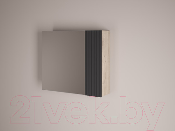 Изображение товара Шкаф с зеркалом для ванной Style Line Стокгольм ВЛДСП 80