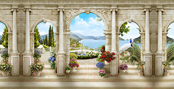 Изображение товара Фотофасад Arthata Арки / FotoSetka-300-20 (300x156)