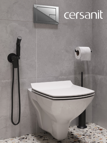 Изображение товара Унитаз подвесной с инсталляцией Cersanit Carina XL CO DPL EO Slim / 64441