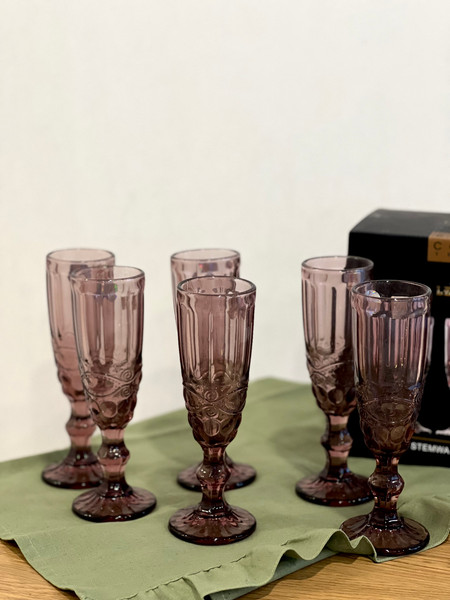 Изображение товара Набор бокалов Lenardi 588-442 (6шт, розовый)