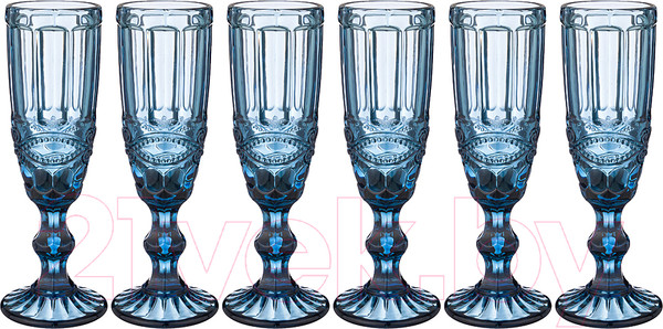 Изображение товара Набор бокалов Lenardi 588-443 (6шт, синий)