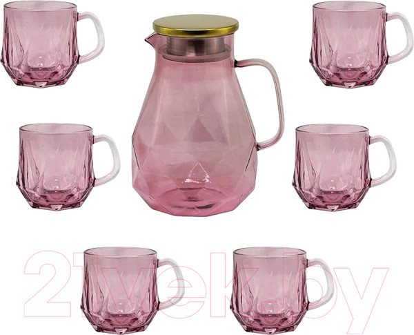 Изображение товара Набор для напитков Lenardi 589-016 (розовый)