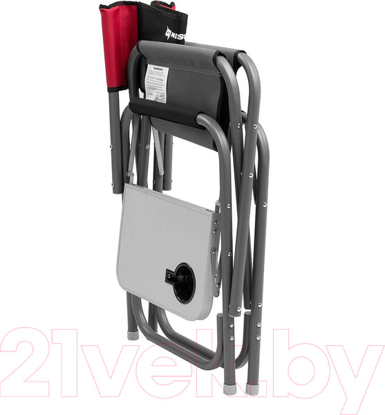 Изображение товара Кресло складное Nisus N-DC-95200T-GRD (серый/красный/черный)