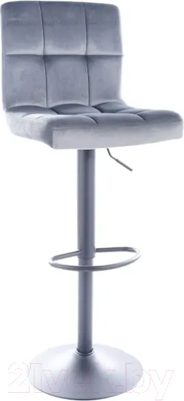 Изображение товара Стул барный Signal C105 Velvet (Bluvel 14 серый/черный)