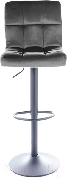 Изображение товара Стул барный Signal C105 Velvet (Bluvel 14 серый/черный)